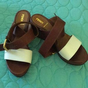 FENDI wedge sandal
